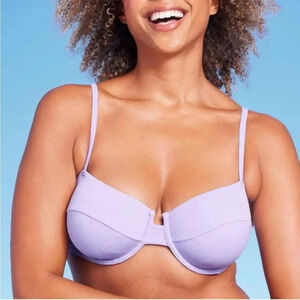 Lavender Underwire Bikini Top